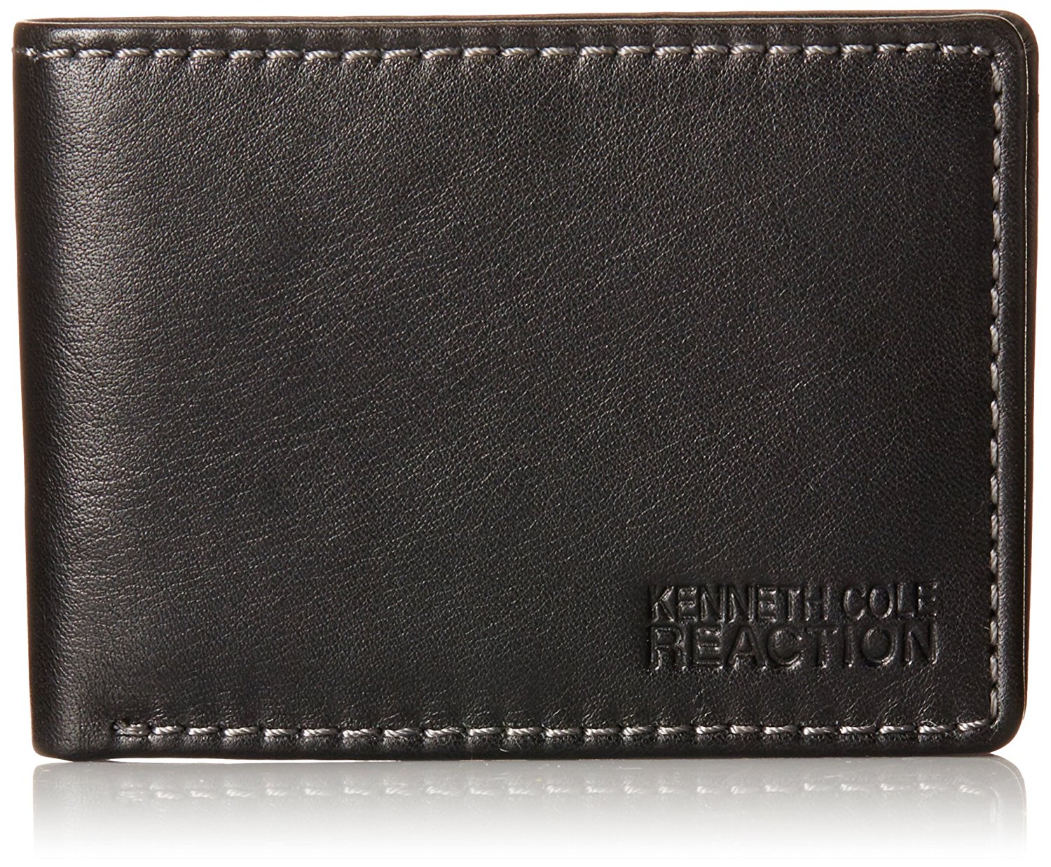 Cole REACTION Men's Genuine Leather Front Pocket Billfold